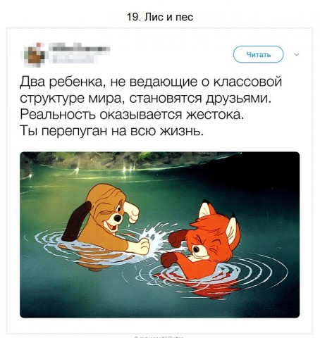 Забавное описание фильмов Дисней